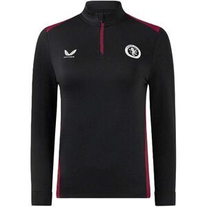 Castore Womens/Ladies Aston Villa FC Drill Top / Caviar